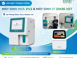 Master Vet lắp đặt thành công máy sinh hoá PV3 và máy huyết học DH36 Vet