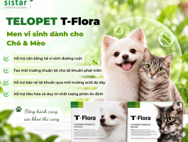 TELOPET T-Flora – Men vi sinh dành cho chó mèo