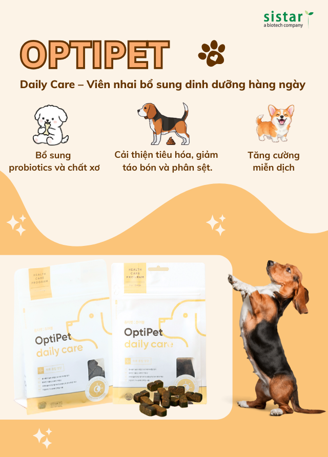 Optipet Daily Care – Viên nhai bổ sung dinh dưỡng hàng ngày