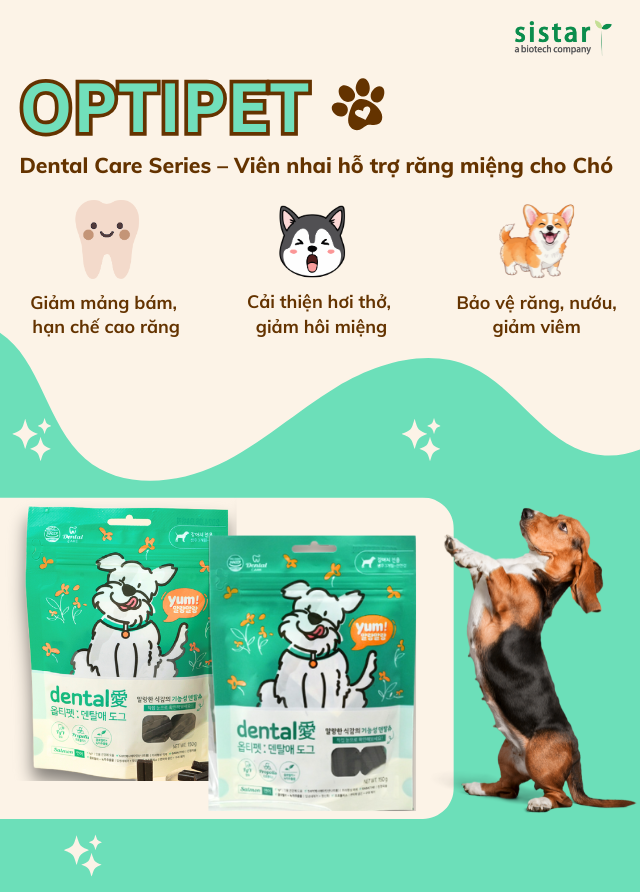 OptiPet Dental Care Series – Viên nhai hỗ trợ răng miệng cho Chó