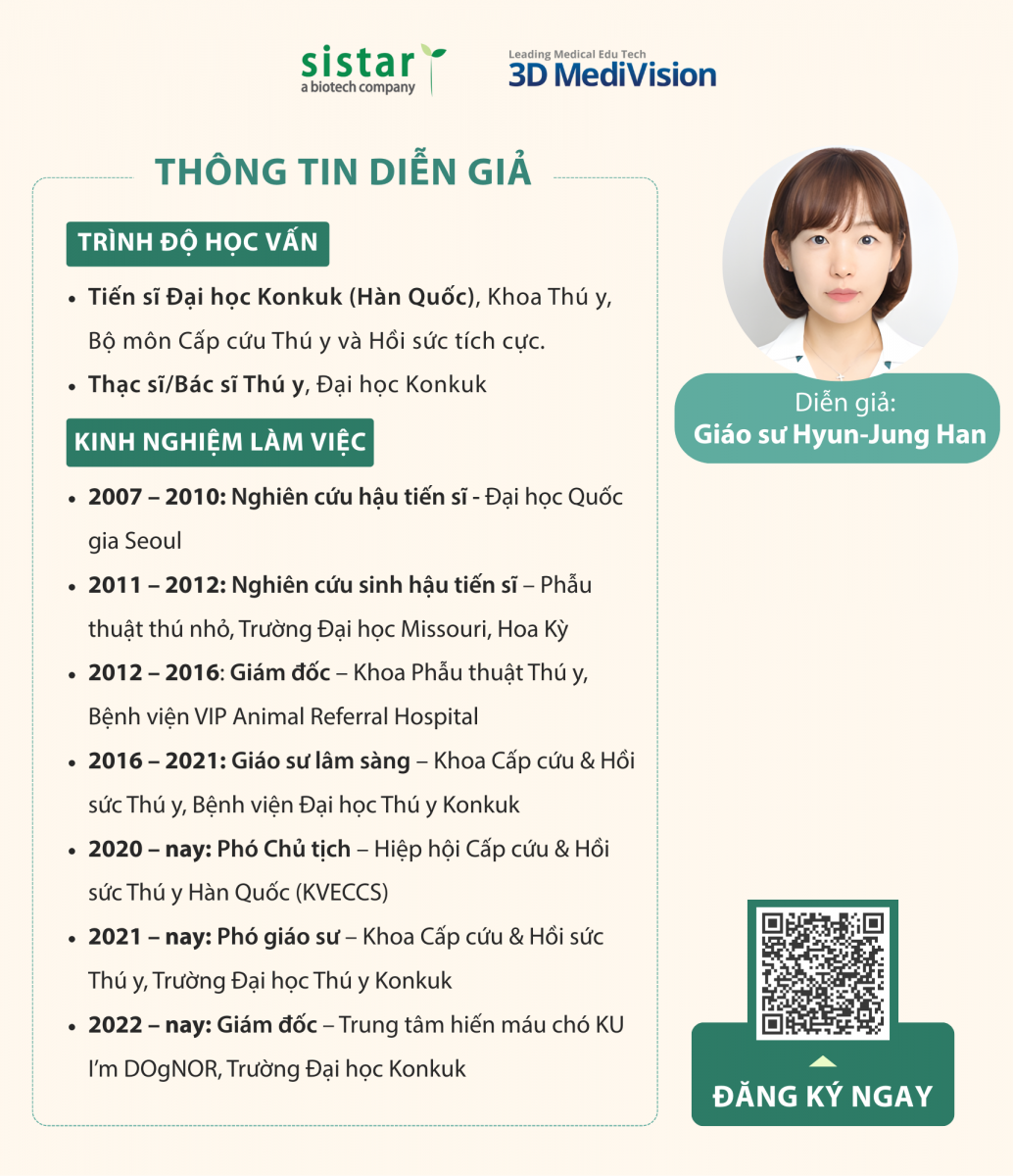 Thông tin diễn giả Webinar - Sistar Vietnam